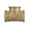 3/4" inch Thread Pipe Tee Connection Fittings Female Cast Iron