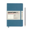 Leuchtturm1917 363399 Notebook Medium (A5), Softcover, 123 numbered pages, Stone