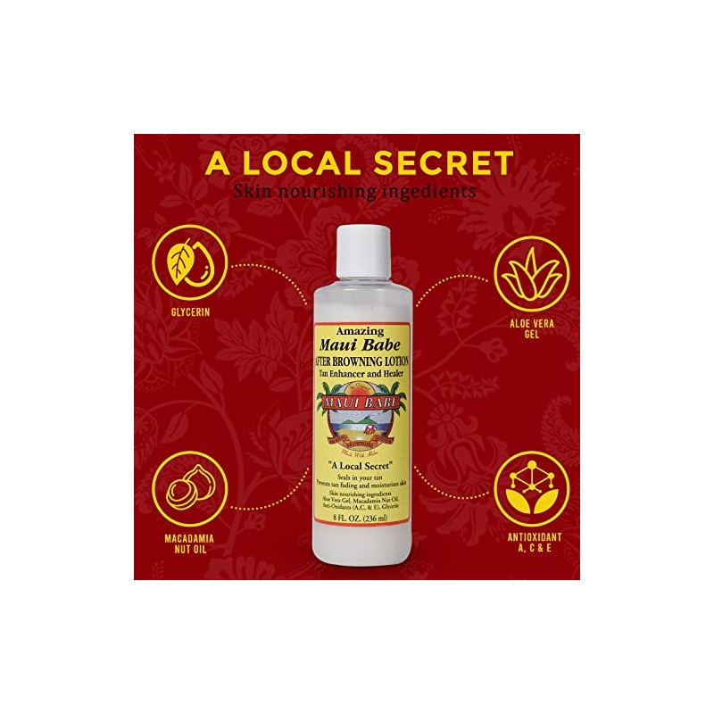 Maui Babe After Browning Lotion - Tan Enhancer and Healer