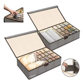 Plegable Organizadores Ropa Interior Cajas Almacenamiento2pc
