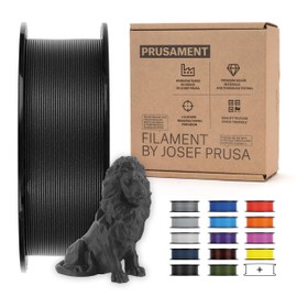 Prusament 3D Printer Premium Filament PLA Prusa Galaxy Black 1.75mm - 1kg Spool - High Precision ±0.02 mm - Easy to Print - Low Warping - No Tangling - Ideal for Beginners & Professionals