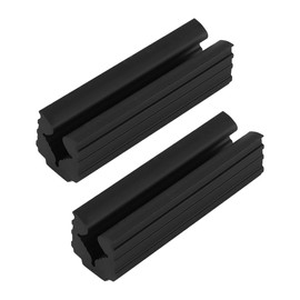 Laroal 2 Pack Golf Club Vice Rubber Putter Vice Vice Grip Strips (Black)