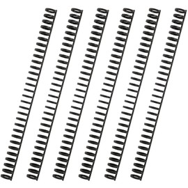 Carl LR-14-K Loose Ring, Bound Number of Pieces, Ring Diameter 0.6 inches (14 mm), 6 Pieces, Black, Made in Japan