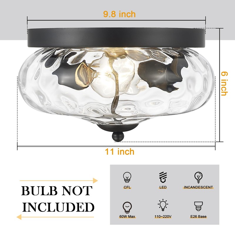 Darkaway Ceiling Light Fixtures Flush Mount Indoor Outdoor Ceiling Light