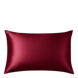 Casa Della Silk Dolce Mulberry Silk Pillowcase – Standard – Bordeaux Red