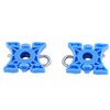 4 Pcs 3509416 Window Regulators Sliding Pivot Compatible with Vol-vo