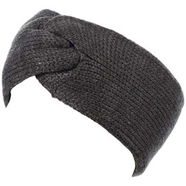 Be Your Own Style BYOS Women's Winter Chic Solid Knotted Crochet Knit Headband Turban Ear Warmer