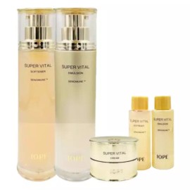 IOPE 아이오페 슈퍼바이탈 기초 화장품 2종 세트 Iope Super Vital Basic Skincare Set 2 Products