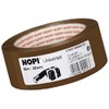 Nopi Universal Rolls of Brown/Buff Packing Tape, 66 m x