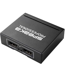 SpeaKa Professional 2 Port HDMI-Splitter 3D-Wiedergabe möglich 1920 x 1080 Pixel black