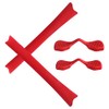Alphax Red Replacement Nosepieces & Earsocks Rubber Kits for Oakley
