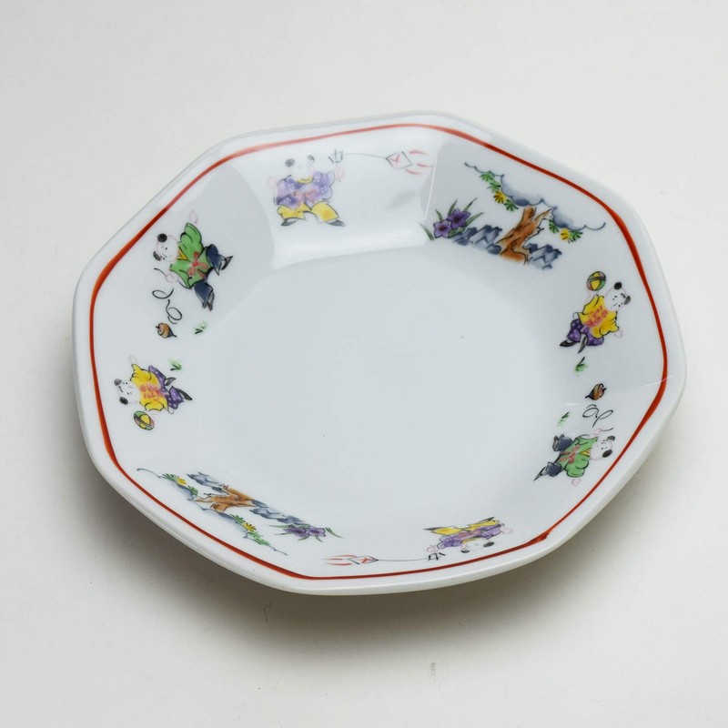 Gold Five AM-IR002 Karako Octagonal Fried Rice Dish