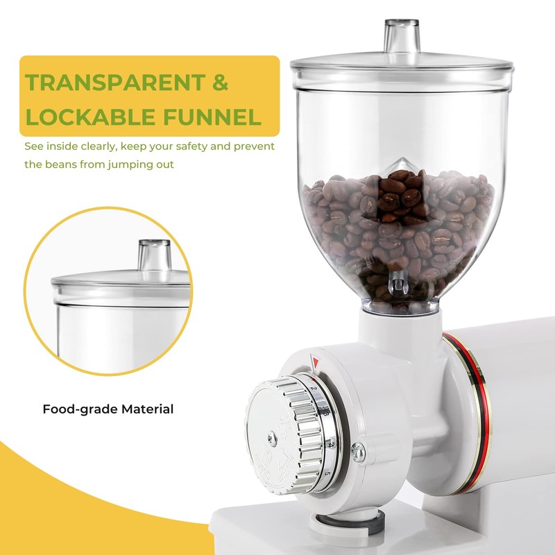 Flyseago Burr Coffee Grinder Electric Espresso Grinder Commercial & Homeuse