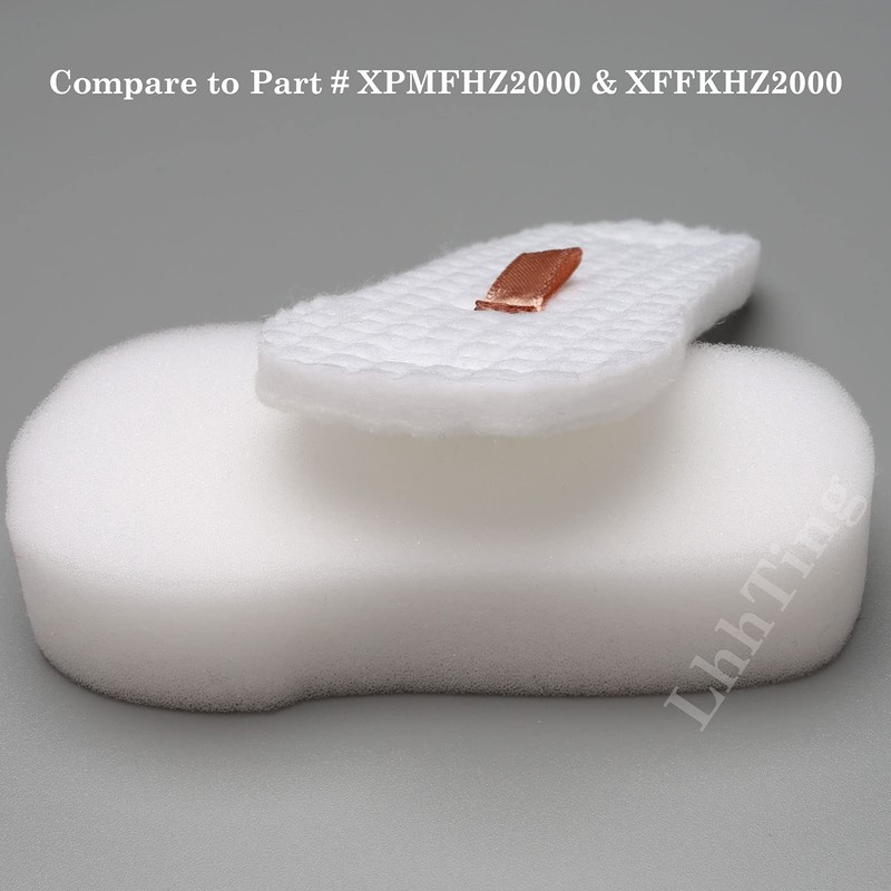 4 Pack Foam & Felt Filter Kit Vacuum Filters, 1