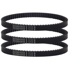 JBROPARTS 30 Series Go Kart Belt 203589/5959 - Fit Manco 5959/Comet 203589, TAV2, 5HP-7HP Engines, Coleman KT196, Murray 12-8487 (3 Pack)