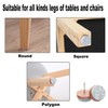 40pcs Round Heavy Duty Nail-on Felt Pad for Furniture Chair