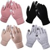 Guantes para Frio Mujer y Hombres,4 Pares Guantes Termicos Mujer,Guantes