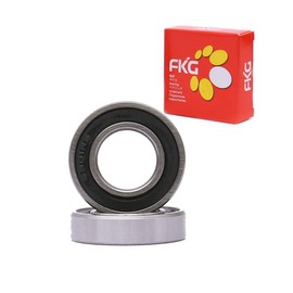 FKG 6901-2RS 12x24x6mm Deep Groove Ball Bearing Double Rubber Seal Bearings Pre-Lubricated 2 Pcs