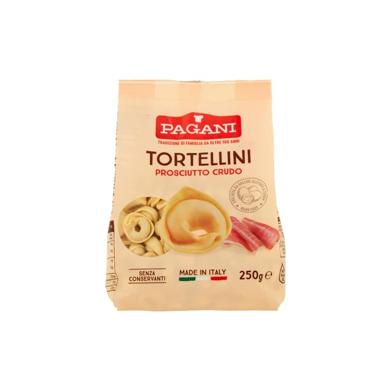 TORTELLINI AL PROSCIUTTO CRUDO 250G PAGANI (083595