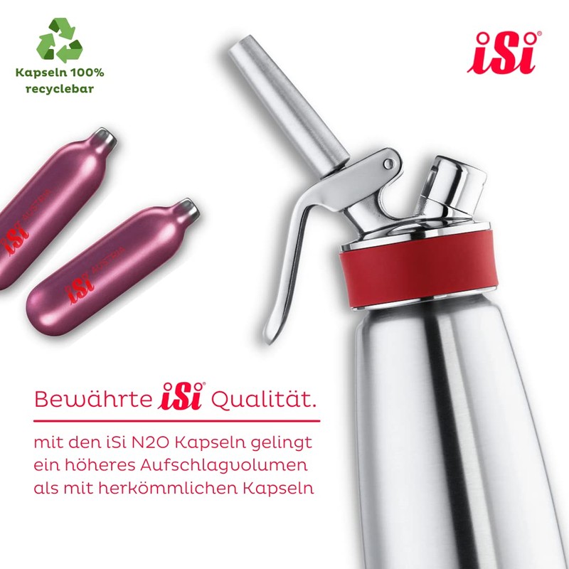 iSi Stainless Steel Tips - for Dressing Cream, Desserts, Espumas,