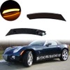 GTINTHEBOX Smoked Lens Amber LED Front Side Marker Lamps Compatible