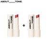 ABOUT TONE Smooth Butter Lip Balm Set 2items, Color 1#$%Color 2:1 Clear-1 Clear