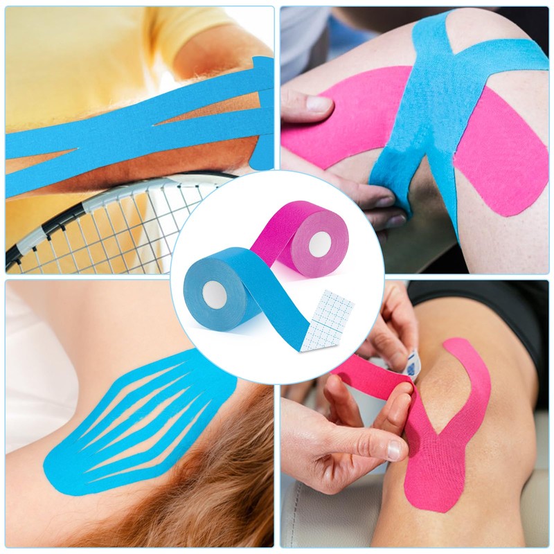 ZITUZY Kinesiology Tape, 5 m x 5 cm Kinesiology Tape,