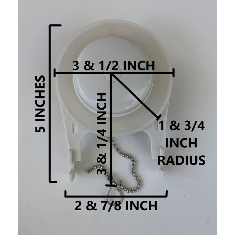 Large Flapper Valve by NuFlush, 3.25 inch.