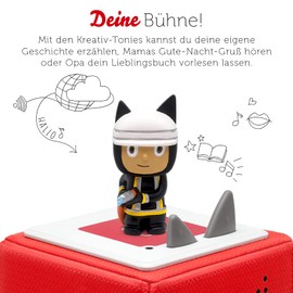 tonies Audio Figures for Toniebox, Creative Fireman to Play Yourself, 90 Minutes Memory for Own Recordings, Music or Goodnight Stories, Suitable for Children from 3 Years