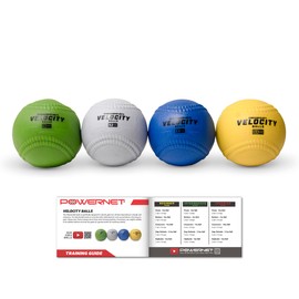 PowerNet German Marquez Velocity Balls 4-Pack for Baseball