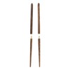 Foldable Wood Chopsticks Portable Detachable Wooden Flatware Chopsticks for Outdoor