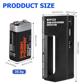 Metal Detector Small, Metal Detector Pinpointer for Metal Search, 2 Modes Alarm, Wall Scanner, Highly Sensitive, Portable, Handheld Metal Detector for Wall, Metal, Cable and Card Scanner