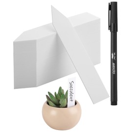 Mr. Pen- Plastic Plant Labels, 100 Pcs, 4“, White, Plant Markers and Labels for Outdoor Garden Waterproof, Plant Name Tags, Planting Sticks for Seeds