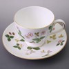 【正規輸入品】Wedgwood Wild Strawberry Cup and Saucer (Leigh) Wedding Gift 1053289