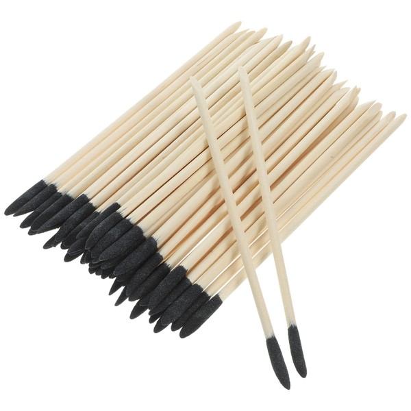 EXCEART 50pcs Handcraft Sanding Sticks Model Polishing Fine Model Sandpaper