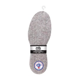 Moneysworth & Best Polar Men's Warmth Down to -25c Felt Insole, 10