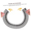 Outanaya 10pcs Flexible Circle Hair Combs Comfortable Stretch Hairbands for
