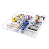 Whitmor 6-Section Clear Drawer Organizer