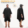 RUAKIVA Impermeables para Lluvia,Poncho Impermeable,3 En 1 Poncho Lluvia,Material Ripstop,Poncho