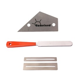 RuiJOTWAT Guitar Fret Crowning File Leveling Tool Grinding Protectors Diy Repair Part Set Guitar Repair Tool Accessories