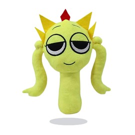 KoMico Horror Game Plushies - Realistic Stuffed Animal Figure Pillows, Soft and Cute Plush Toy for Game Fans and Collectors (Yellow Girl)