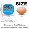 Digital Kitchen Timer, BESTWYA Electronic Timer with Clear LCD Screen