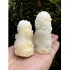 GAF TREASURES Chalcedony & Crystal Quartz Stalactite 3-8", Natural Quartz