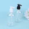 STOBAZA 4pcs Refillable Shampoo Bottles White Pump Head Portable Lotion