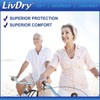 LivDry Adult XL Incontinence Underwear, Extra Absorbency Adult Diapers, Leak