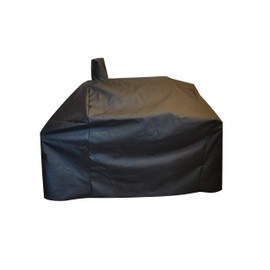 acoveritt Grill-Smoker-Cover Sized for Char Griller Grill Smoker 2823, 2123 600D Heavy Duty Canvas Water Proof All Weather Off-Set Charcoal Smoker Cover G21616