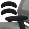 Guduling 2-Pack Arm Rest Pads for Office Chairs,Black Computer Chair