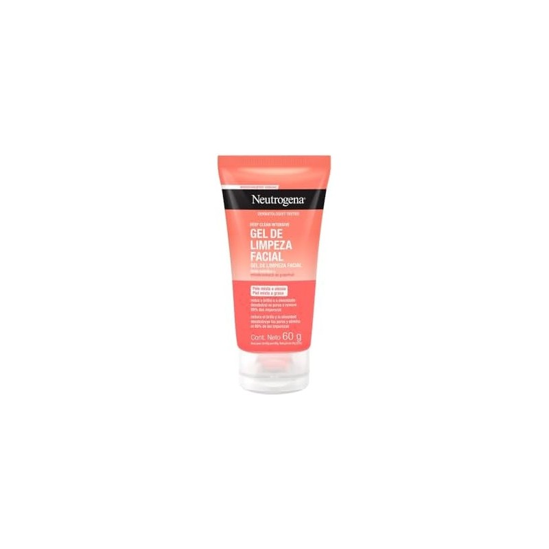 Neutrogena Gel Limpiador Facial Deep Clean Intensive Toronja Ácido Salicílico