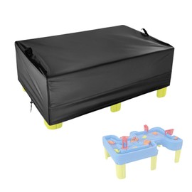 Kasla Water Table Cover for Simplay3 Big River and Roads Water Play Table, Outdoor Waterproof Dustproof Cover for Activity Table for Toddlers, Protect Toys and Water Table (Only Cover, 46"L×30"W×16"H)