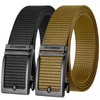 FAIRWIN Golf Belt 2 Pack Ratchet Belt for Men Adjustable
